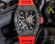 Replica Richard Mille RM010 AG RG Carbon Watches Sky Blue Rubber Strap (3)_th.jpg